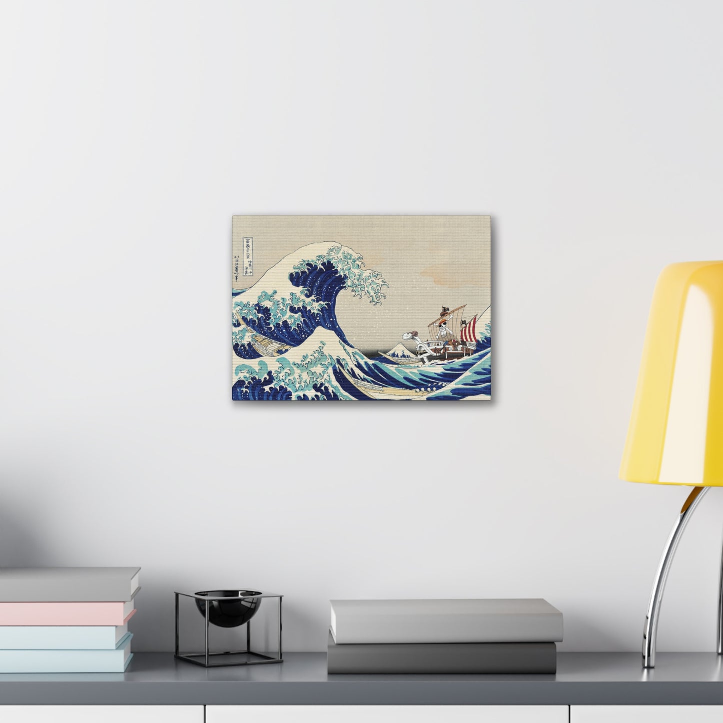 Going Merry riding the Great Wave Canvas Print (One Piece)