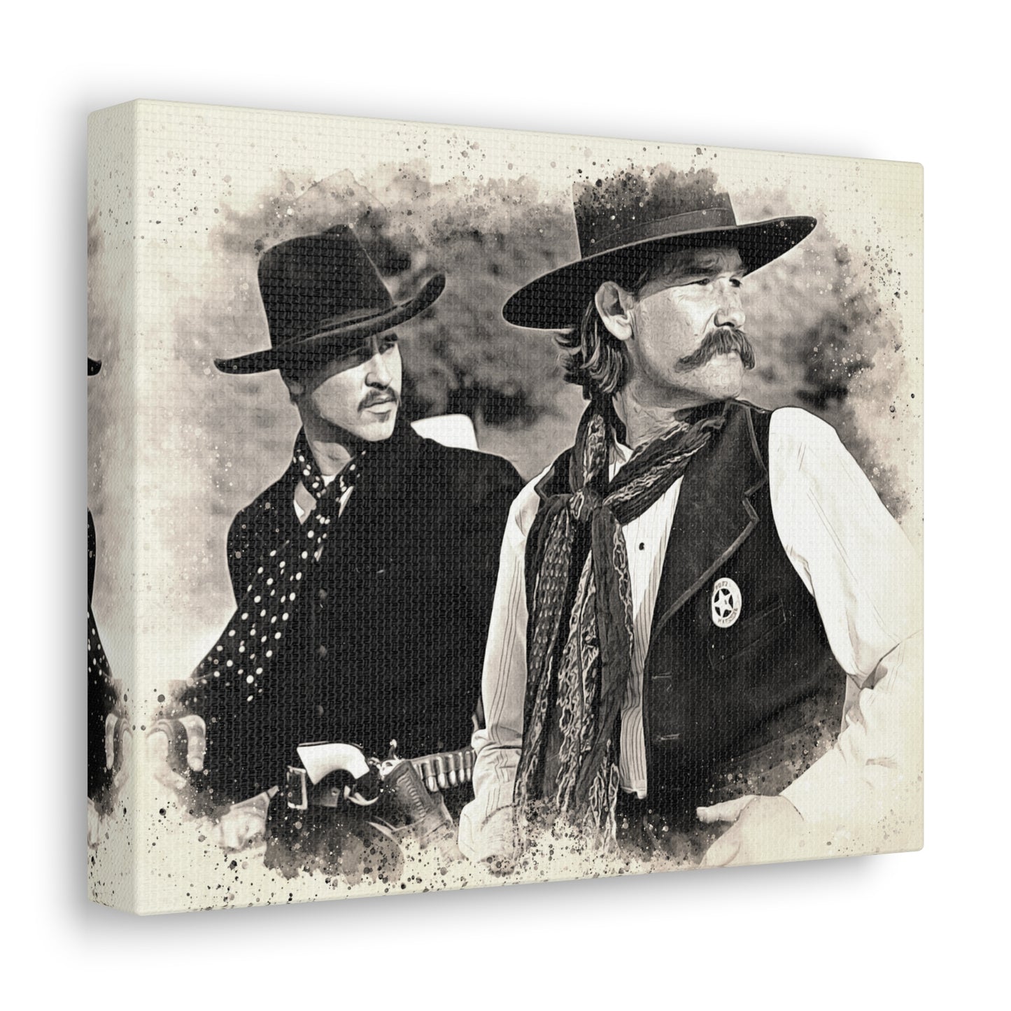 Doc & Wyatt Canvas Print