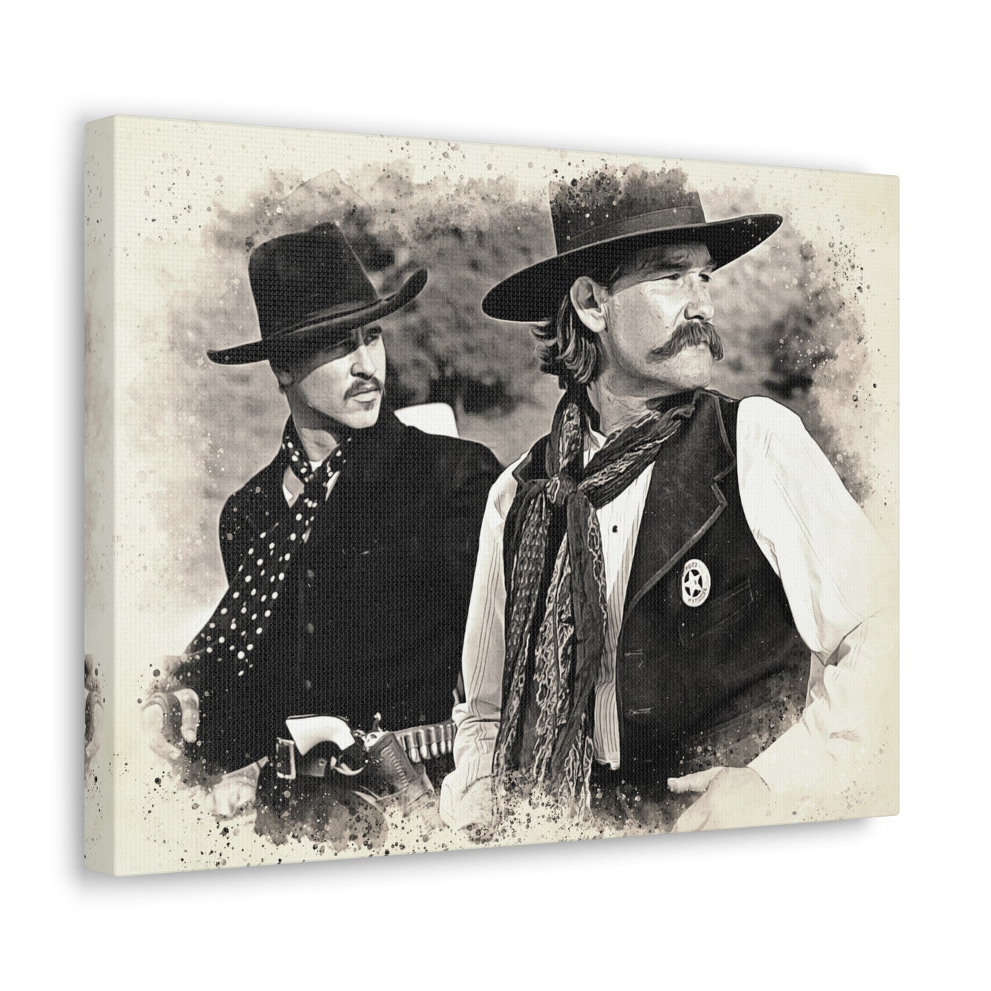 Doc & Wyatt Canvas Print