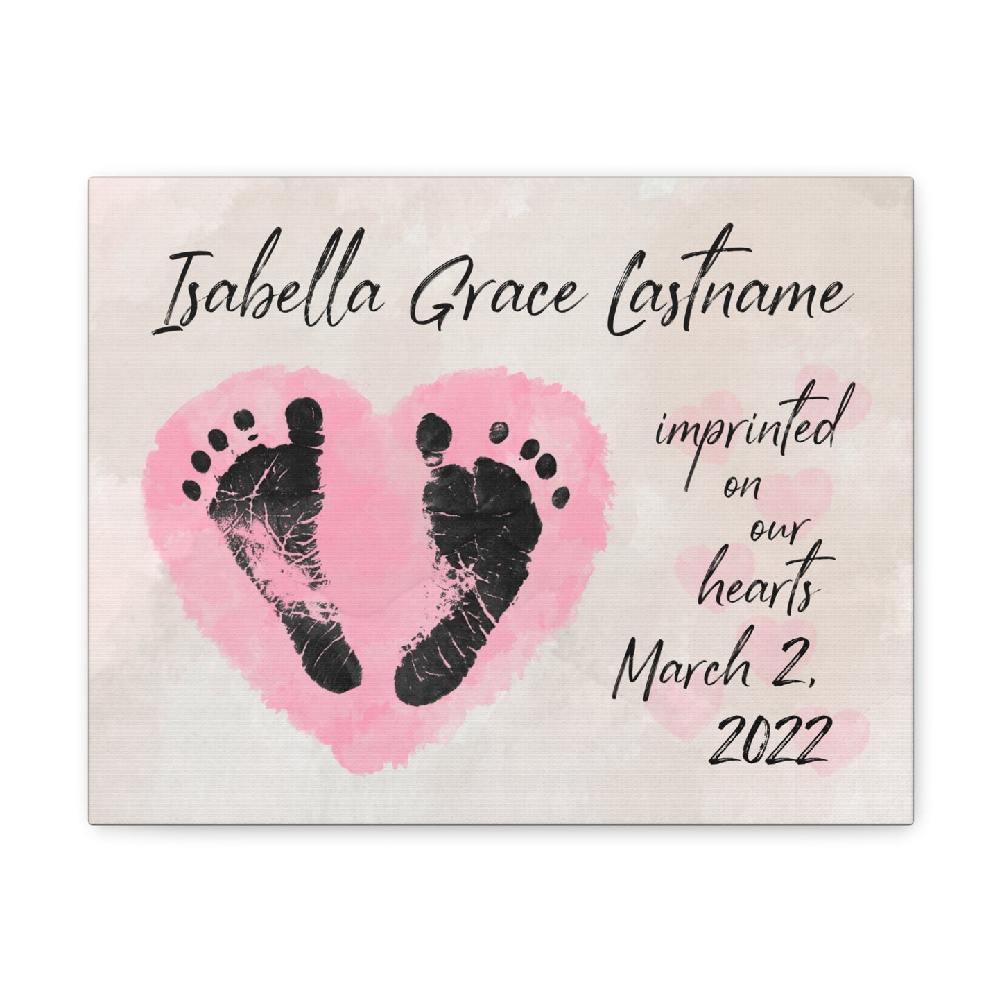 Baby Imprint Canvas