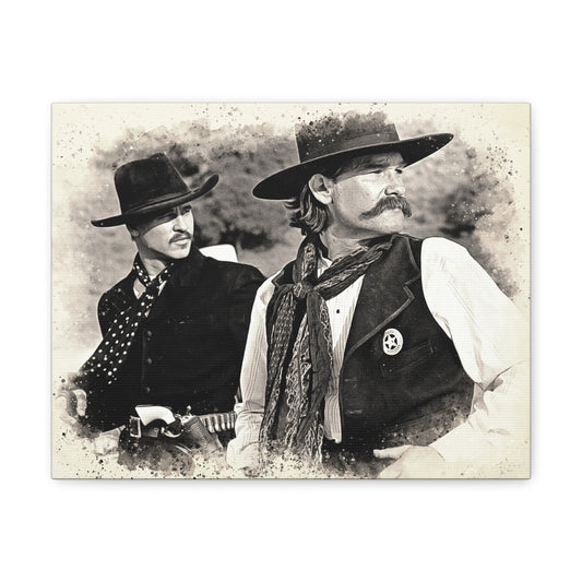 Doc & Wyatt Canvas Print